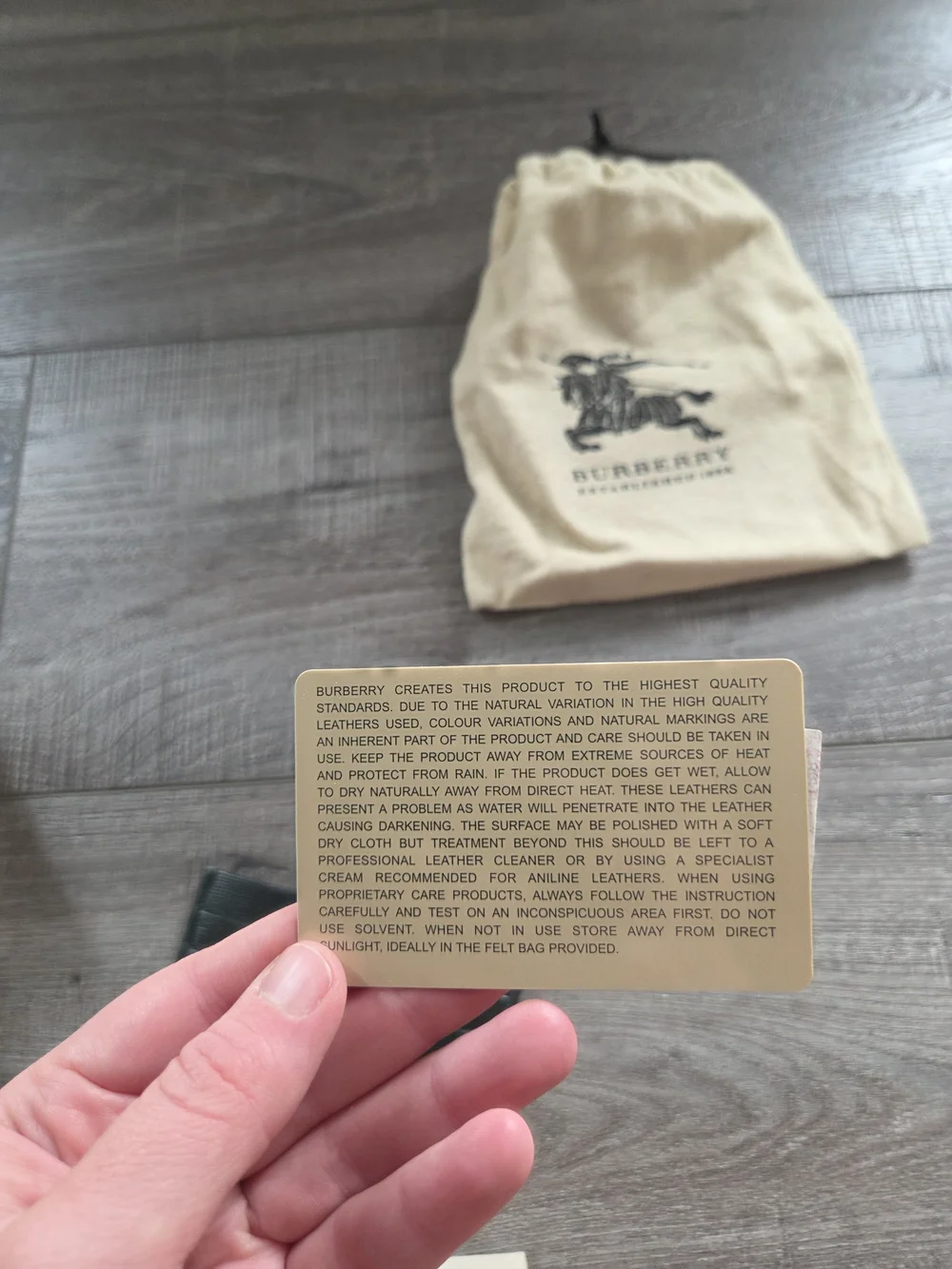 Burberry Leather Cardholder